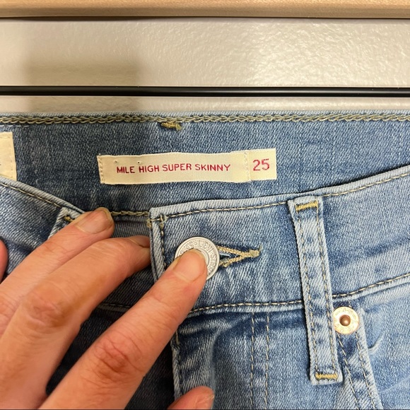 Levi’s Mile High Super Skinny Women’s Jeans size 25 - Picture 7 of 16